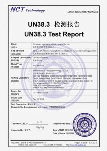 UN38.3 Battery